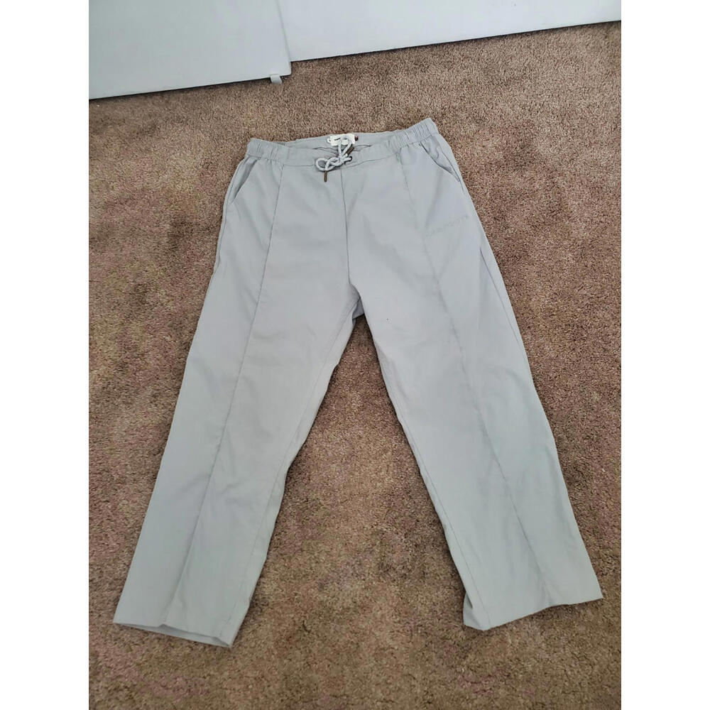 Honor The Gift Zero Gravity Pants Mens size 34 Gray Logo Embroidered Bball Fan